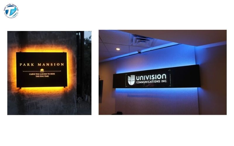 Bảng hiệu chữ mica nổi đèn LED